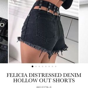 TWS denim shorts